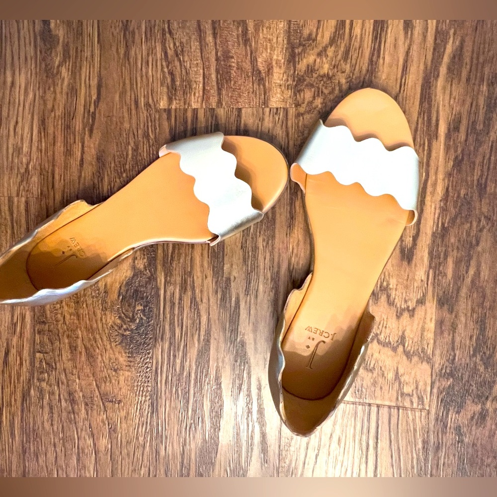 Gold JCrew sandals